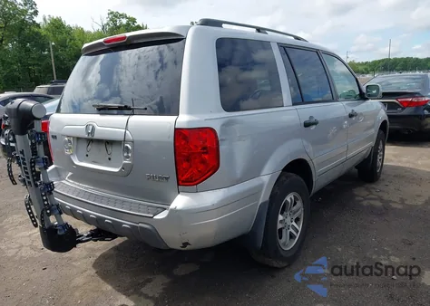 2003 Honda Pilot Ex-L из США, поврежденный, VIN 2HKYF18663H606717